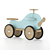 Whale Baby Car Kit - Blue 3D model small image 2