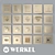 Product Title: Werkel Champagne Corrugated Sockets & Switches 3D model small image 1