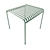 Palissade Table Stool: Sleek and Versatile 3D model small image 2