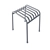Palissade Table Stool: Sleek and Versatile 3D model small image 7
