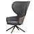 Elegant Hygge Lounge Chair 3D model small image 2