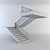Classic Staircase: Elegant and Timeless 3D model small image 5