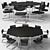 Modular Office Furniture Set 3D model small image 7