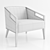 Elegant ELPIS PL Accent Chair 3D model small image 3