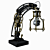 Rare Steampunk Decor Lamp 3D model small image 6
