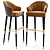 Sleek Ellis Bar Stool | Private Label 3D model small image 1