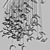 Graceful Butterfly Chandelier 3D model small image 6