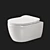 Sleek Wall-Hung Toilet by Ceramica Nova 3D model small image 6