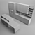 Modern Cabinet 02PZ | 3D Max | OBJ | Vray | Corona | Texture 3D model small image 4