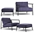 Elegant Aero Armchair by Wendelbo 3D model small image 2
