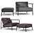 Elegant Aero Armchair by Wendelbo 3D model small image 4