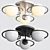 ST Luce Galio Three-Light Pendant 3D model small image 1