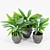 Sleek Modern Planter Set 3D model small image 2