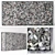 Title: Gabion Pebble Mesh Low Height n6 3D model small image 1