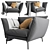 Stylish Hugo Armchair: Perfect for Any Space 3D model small image 1