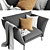 Stylish Hugo Armchair: Perfect for Any Space 3D model small image 3