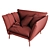 Stylish Hugo Armchair: Perfect for Any Space 3D model small image 5