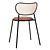 Piper Upholstered Chair: Modern Comfort 3D model small image 4