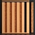 Pebble Wood Wall Decor 3D model small image 5