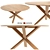 Contemporary Mikado Round Dining Table 3D model small image 1