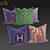 Decorative Pillow Set - Elegant Home Accent 3D model small image 3