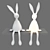 Joseph Bunny Lamp: Adorable and Illuminating! 3D model small image 10