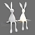 Joseph Bunny Lamp: Adorable and Illuminating! 3D model small image 11