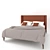 Ziggy LQ Bed: Elegant Wooden Frame, Soft Headboard & 180x200 cm Size 3D model small image 4