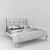 Ziggy LQ Bed: Elegant Wooden Frame, Soft Headboard & 180x200 cm Size 3D model small image 5