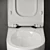 Moderno Wall-Hung Toilet: Sleek and Stylish 3D model small image 5