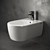 Ceramica Nova Simple Hanging Bidet 3D model small image 5