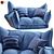 Comfy Sofa: High Detail, 3D Max Files 3D model small image 2