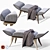 Exquisite Luxury Waiting Chair 3D model small image 4