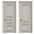 Elegant Classic Interior Doors 3D model small image 1