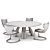 Modern Dining Set: Arketipo 01 3D model small image 3