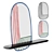 Bonaldo New Perspective Mirror: Reflecting Modern Elegance 3D model small image 1