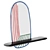 Bonaldo New Perspective Mirror: Reflecting Modern Elegance 3D model small image 3