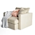 Crate and Barrel Lounge II Chair 3D model small image 4