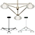 Archipelago 3 Surface Pendant: Perfect Fusion of Light & Design 3D model small image 1