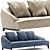 Luxurious Ligne Roset Sintra Sofa 3D model small image 3