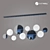 Elegant Albedo Chandelier 3D model small image 1