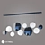 Elegant Albedo Chandelier 3D model small image 2