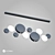 Elegant Albedo Chandelier 3D model small image 3