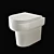 Title: Ceramica Nova Brick - CN314010 Corner Toilet 3D model small image 1