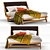 Noctis Tolo Bed: Sleek and Stylish 3D model small image 1