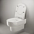 Ceramica Nova Brick Wall-hung Basin 3D model small image 4