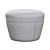 Elegant Portofino Pouf: Luxurious Comfort 3D model small image 4