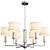 Elegant Laciness Chandelier 3D model small image 1