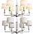 Elegant Laciness Chandelier 3D model small image 3