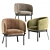 Elegant Grace Chair 3D model small image 3